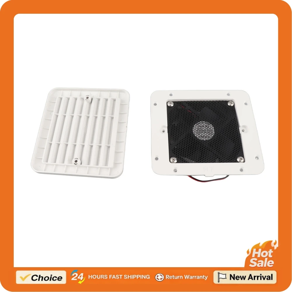 Air Outlet Exhaust Fan RV Side Air Outlet Fan for Motorhome Caravan Trailer Boat Marine Yacht Air Vent Ventilation Exhaust Fan