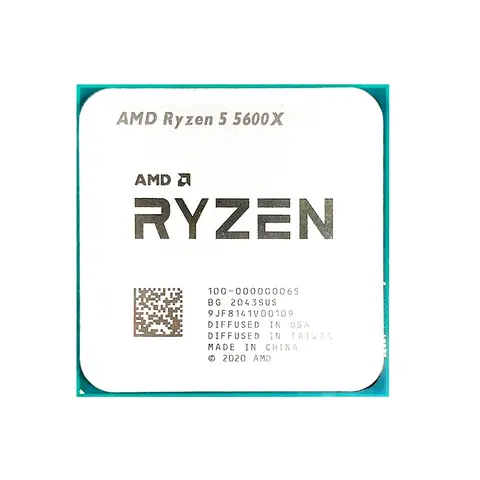 NEW AMD Ryzen 5 5600X R5 5600X 3.7GHz Six-Core Twelve-Thread  65W   Socket AM4 CPU Gaming Processo  no fan