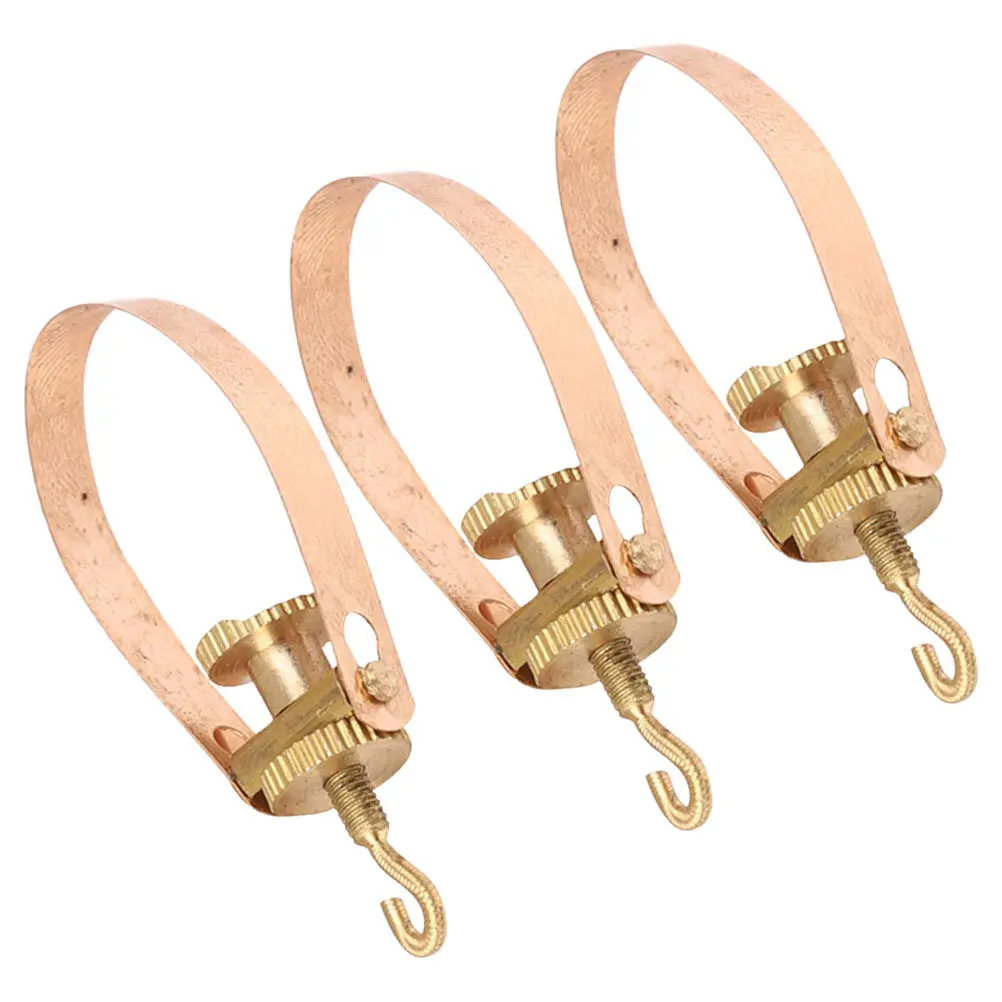 3Pcs Metal Erhu String Adjusters Precision Tuning Stable Sound Quality Versatile Use Erhu Fittings Instrument Supplies