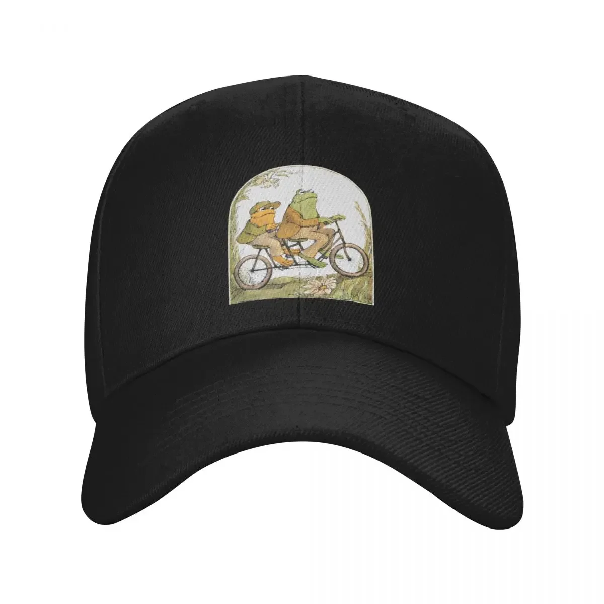 Frog and Toad On A Bicycle Baseball Cap Trucker Cap Golf Cap For Man Women's