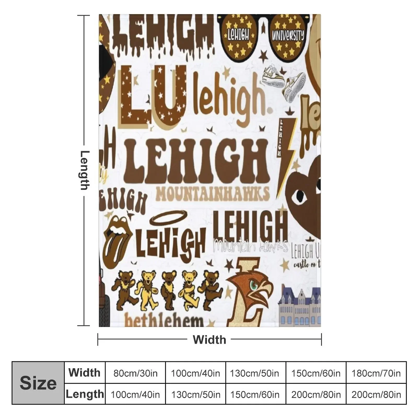 Lehigh Throw Blanket Tourist Sofa Blankets