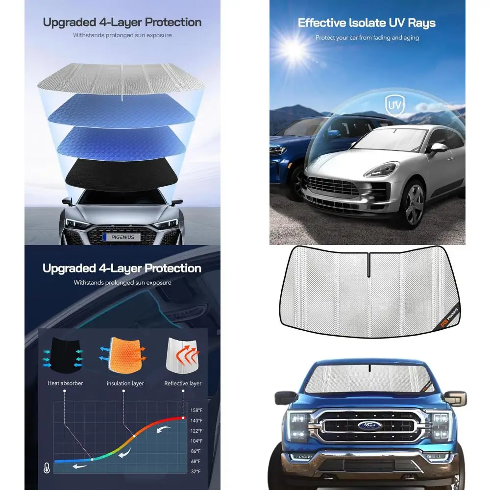 

Full Coverage Rearview Mirror Shade for 2015-2020 F150 - Ultimate Protection