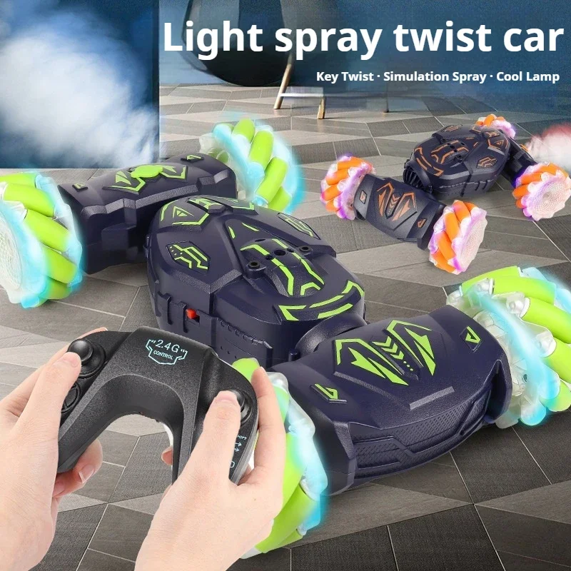 kawaii 28cm gesture sensing fart spray stunt rc cars,remote control car,cool lights rc drift car,kids toys,funny gift,hot wheels