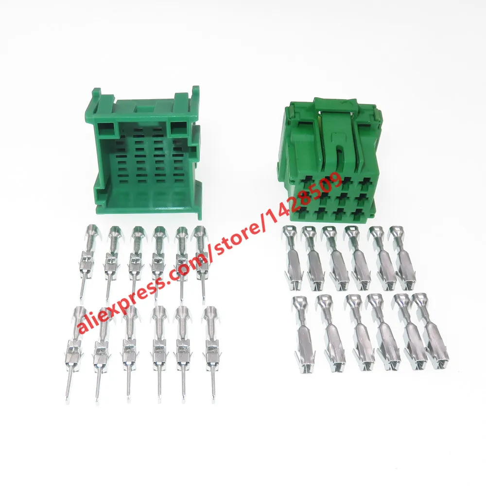 1 Pcs 12 Pin Auto Car CD Player Plug Wire Socket Female Male Connector 1-967627 8-968972-1