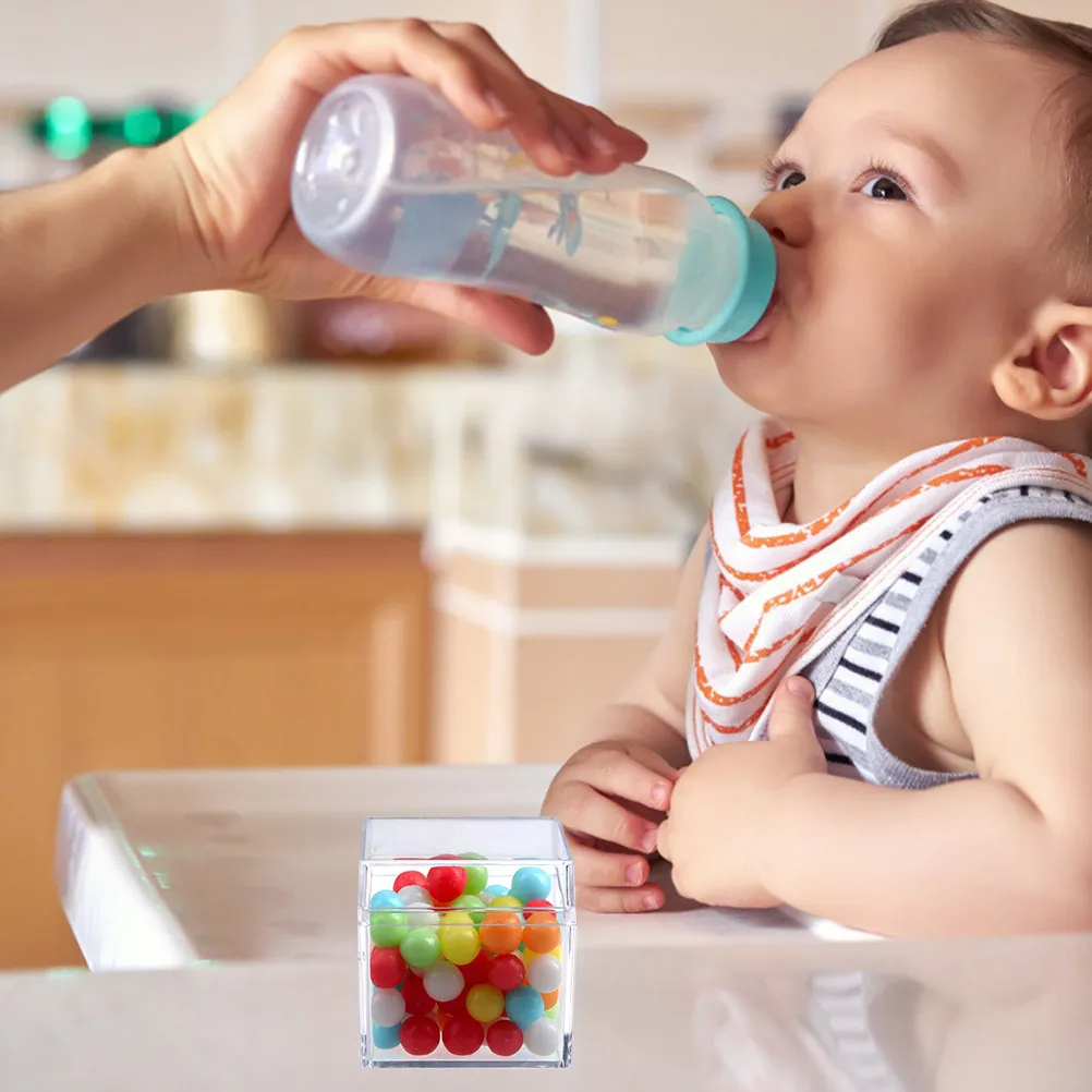 

12 шт. коробок для хранения конфет, прозрачные пластиковые прочные контейнеры для сладостей, подарочные коробки, прозрачные подарочные коробки