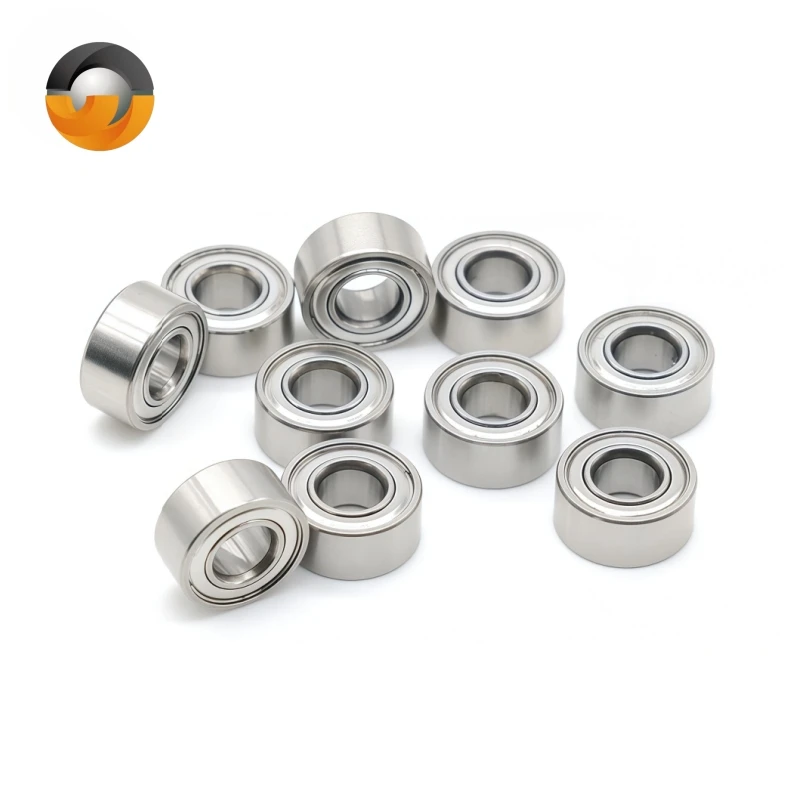 S684ZZ Bearing 4x9x4mm 10Pcs Stainless Steel Small Bearing 3x8x4 4x7x2.5 5x8x2.5 6x10x3 mm for Fishing Reel Upgrade Replacement