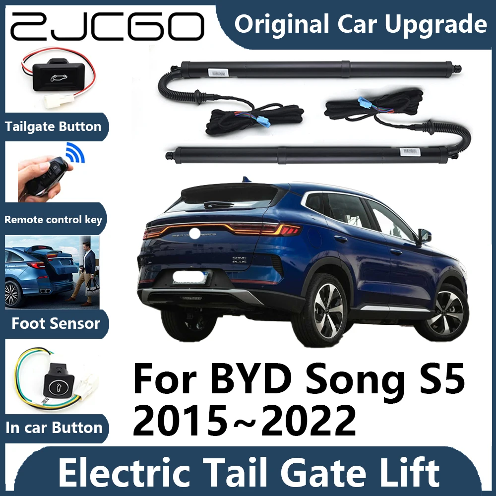 

ZJCGO For BYD Song S5 2015~2022 Automatic Tailgate Electric Tail Gate Lift Prop Support Vehicle Power Rear Door Liftgate Strut