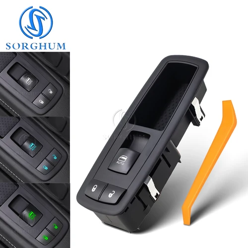 Imagen 2 del producto SORGHUM 68231805AA 4602544 AG 04602632 Interruptor de control de ventanilla eléctrica maestro AG para Dodge Journey Nitro Chrysler para Jeep Liberty 68298088 AA