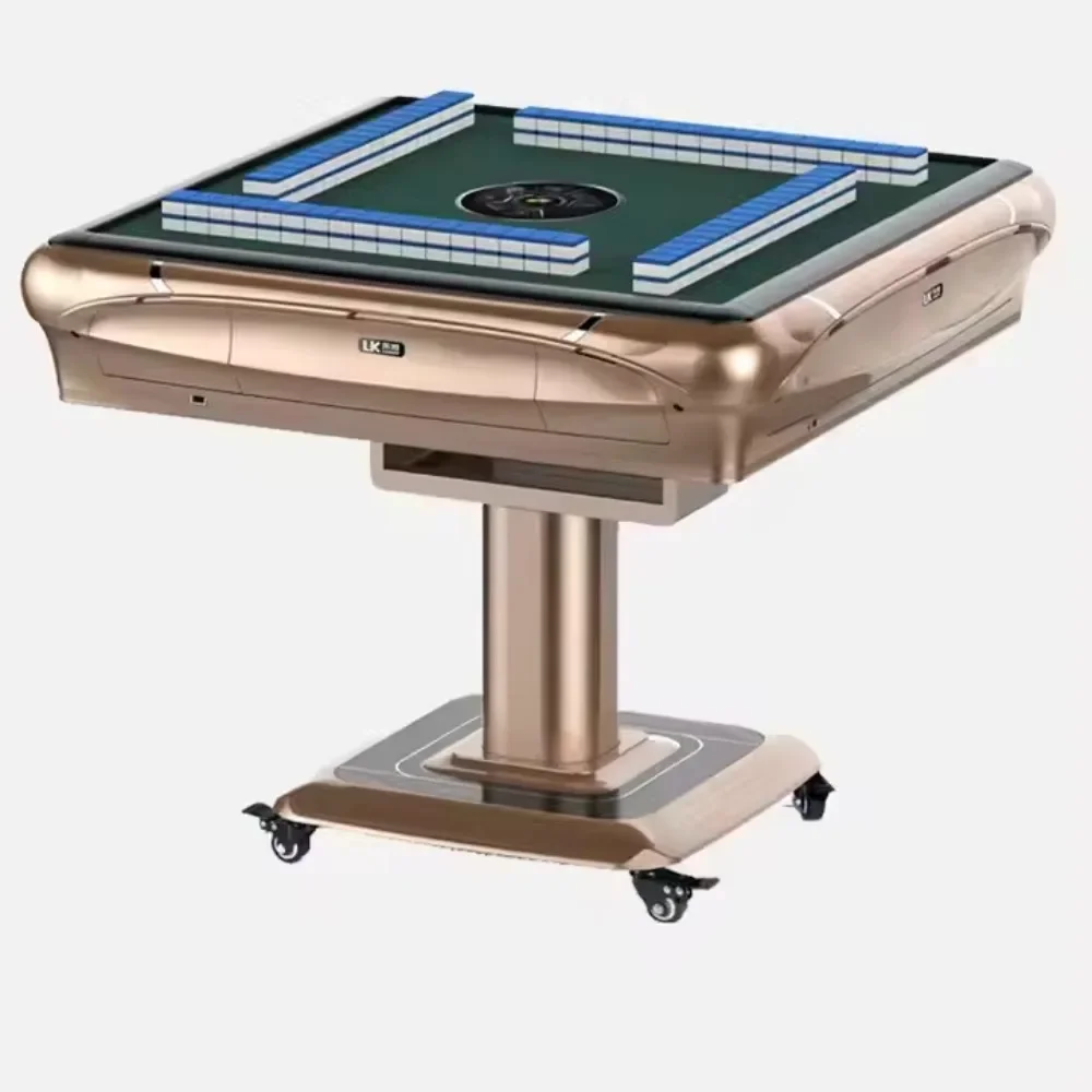 Cross-border Table Metal Folding With Wheels Mute