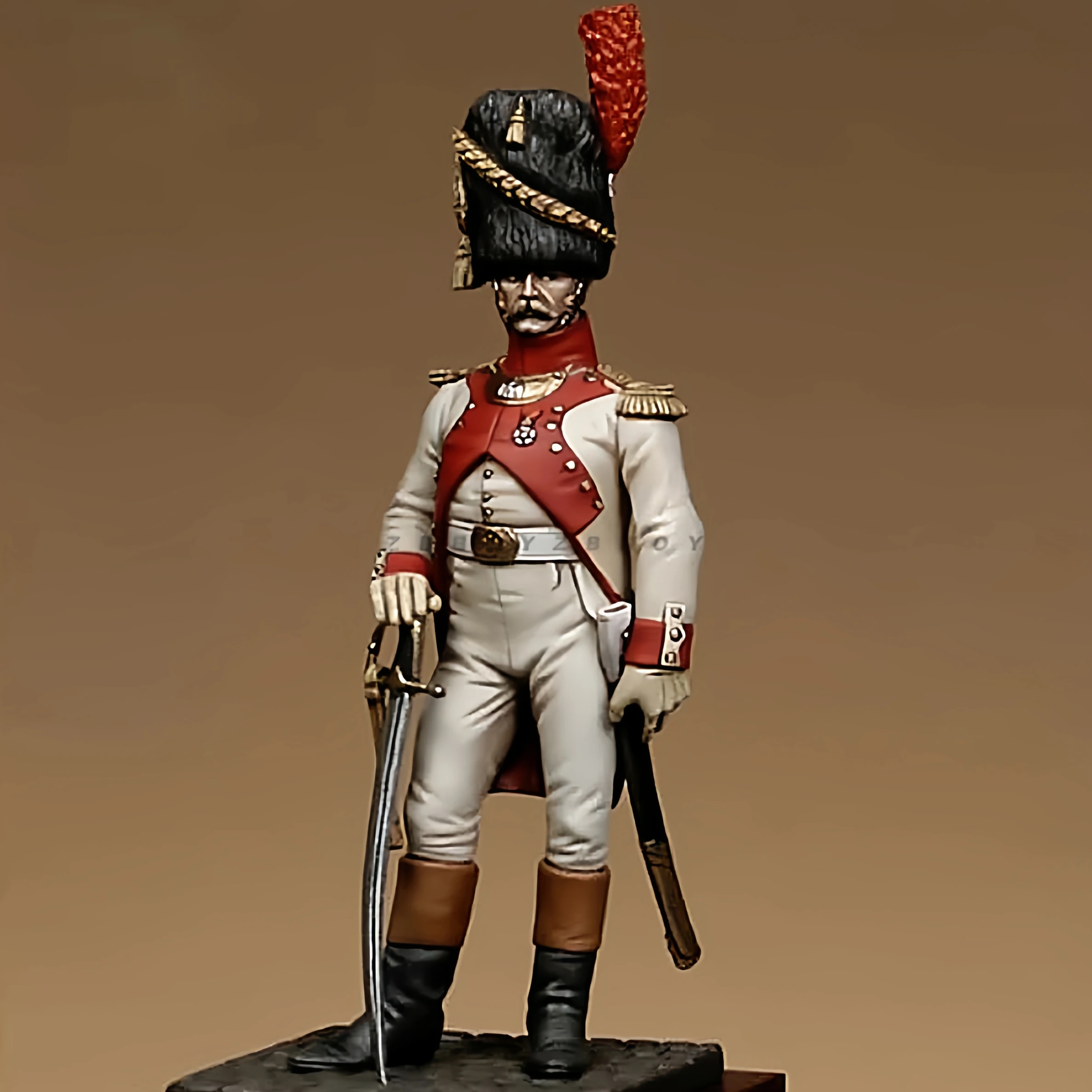 

1//32 60 мм наборы моделей солдата из смолы, фигурка бесцветная и самособранная A-2140