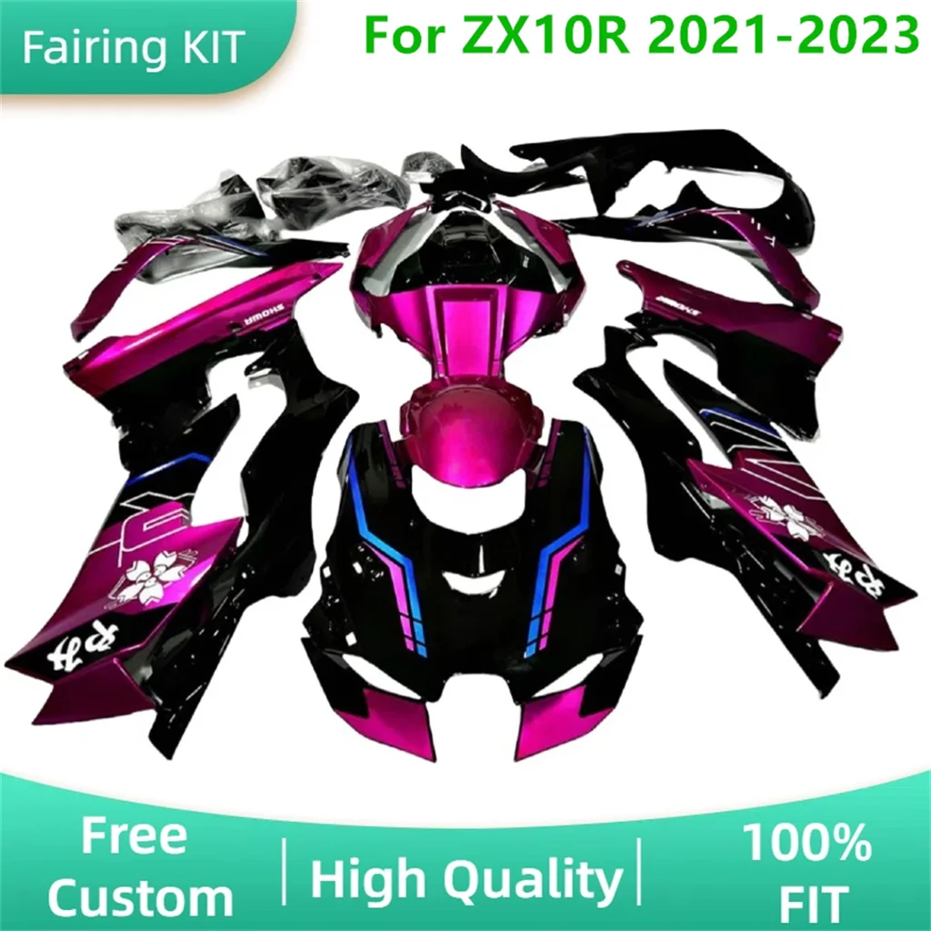 For Kawasaki 21 22 23 ZX10R Free Custom Motorcycle Fairing Kit ZX-10R 2021 2022 2023 Road Racing Body Repair Aftermarket Parts