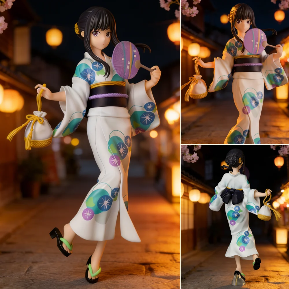 

1pc Kimono Pure Girl Figure - Ambiance Desktop Decoration Collectible Figurine, Essential Gift for Festivals and Birthdays.