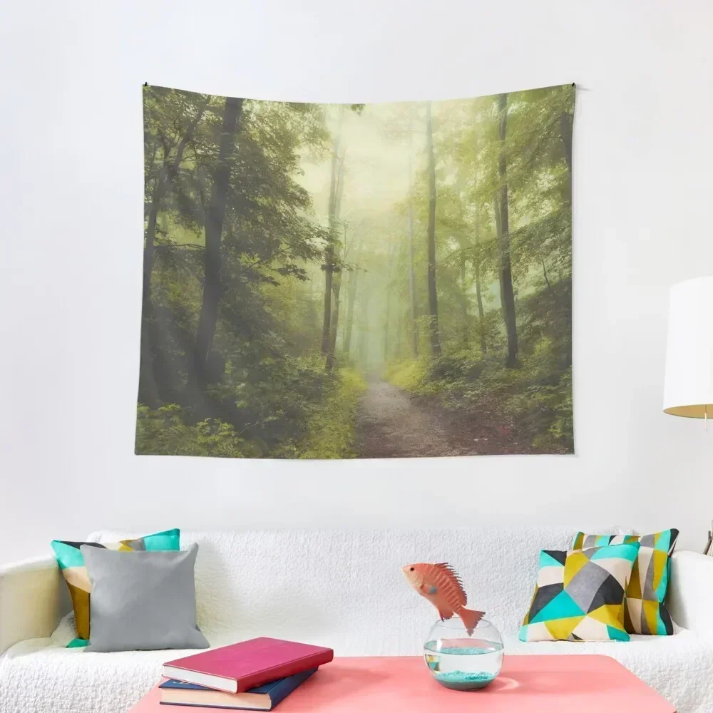 Long Forest Walk Tapestry Decor For Bedroom Decorations For Room Tapestry