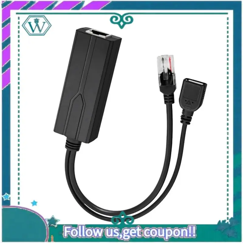 

A75Q-48V To 5V USB Interface Poe Splitter Ethernet 802.3Af /At Poe Power Supply Module For IP Camera Electronic Equipment