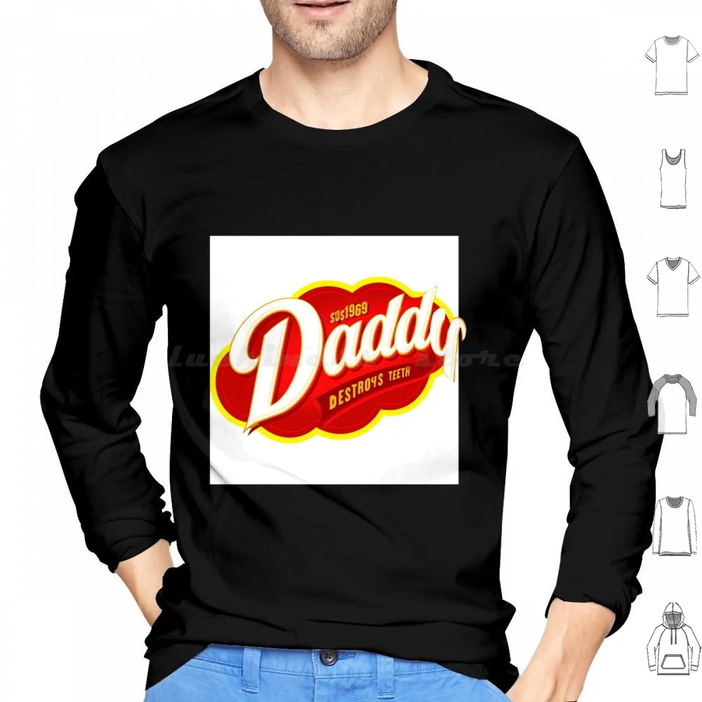 Daddy Destroys Teeth Hoodie cotton Long Sleeve Meme Cursed Cursed Images Cursed Image Funny Memes Cursed Meme Weirdcore Cursed