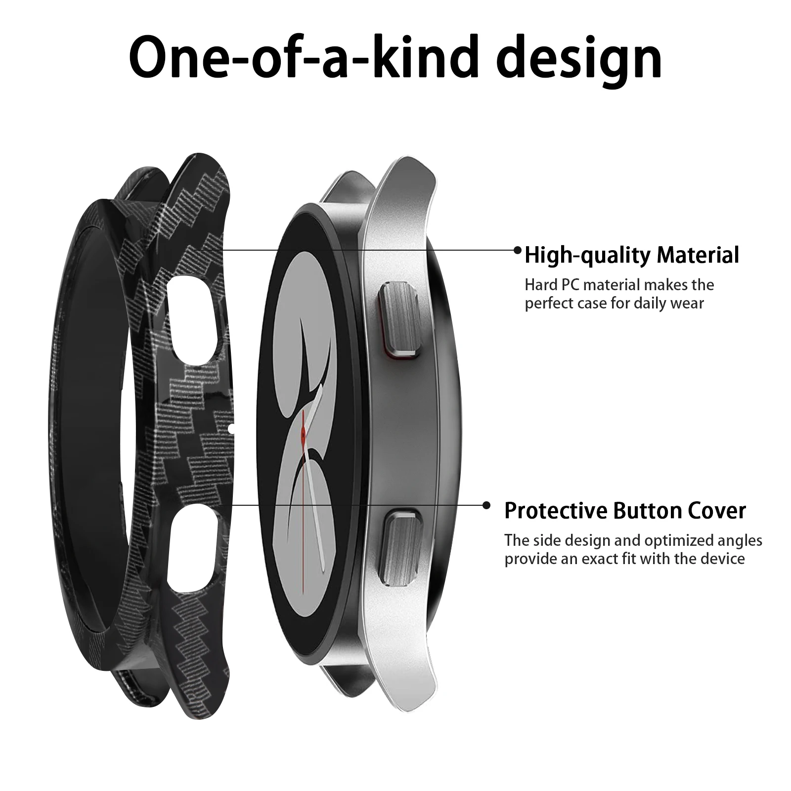 Защитный чехол для часов Samsung Galaxy Watch 4, 40 мм, 44 мм, 42 мм, 46 мм