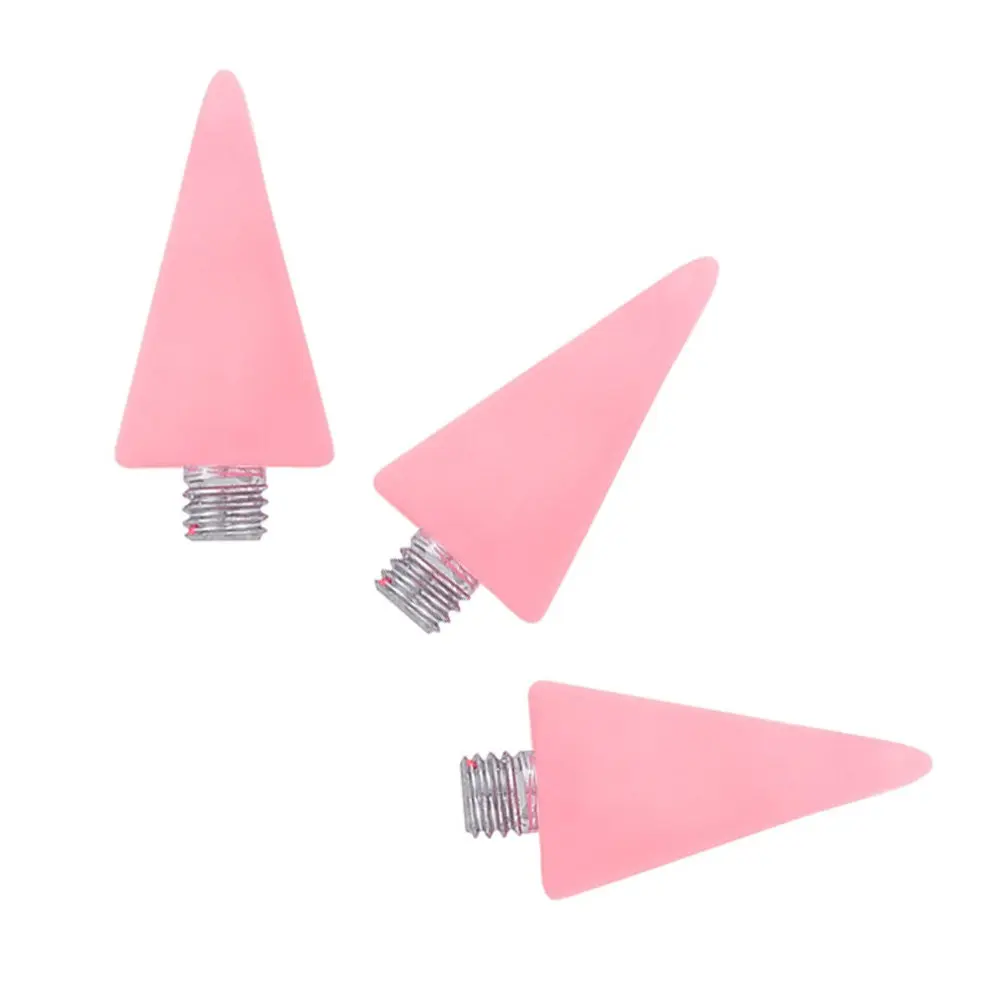 1Set DIY Nail Art Pen Tip Replaceable Acrylic Dual Ended Wax Nail Rhinestones Picker Manicure Tool Dotting Pen Studs Beads White