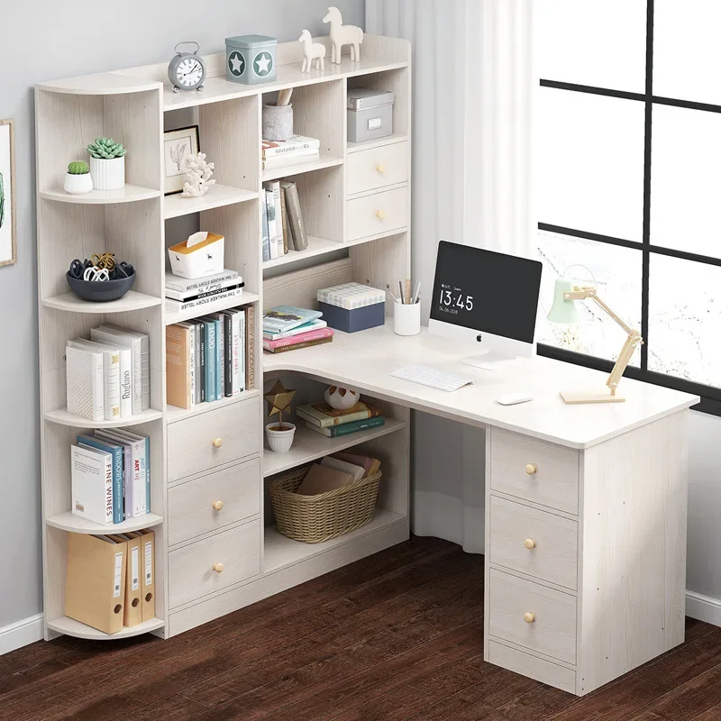 Corner computer desk, office desk, home desk, learning multifunctional writing desk