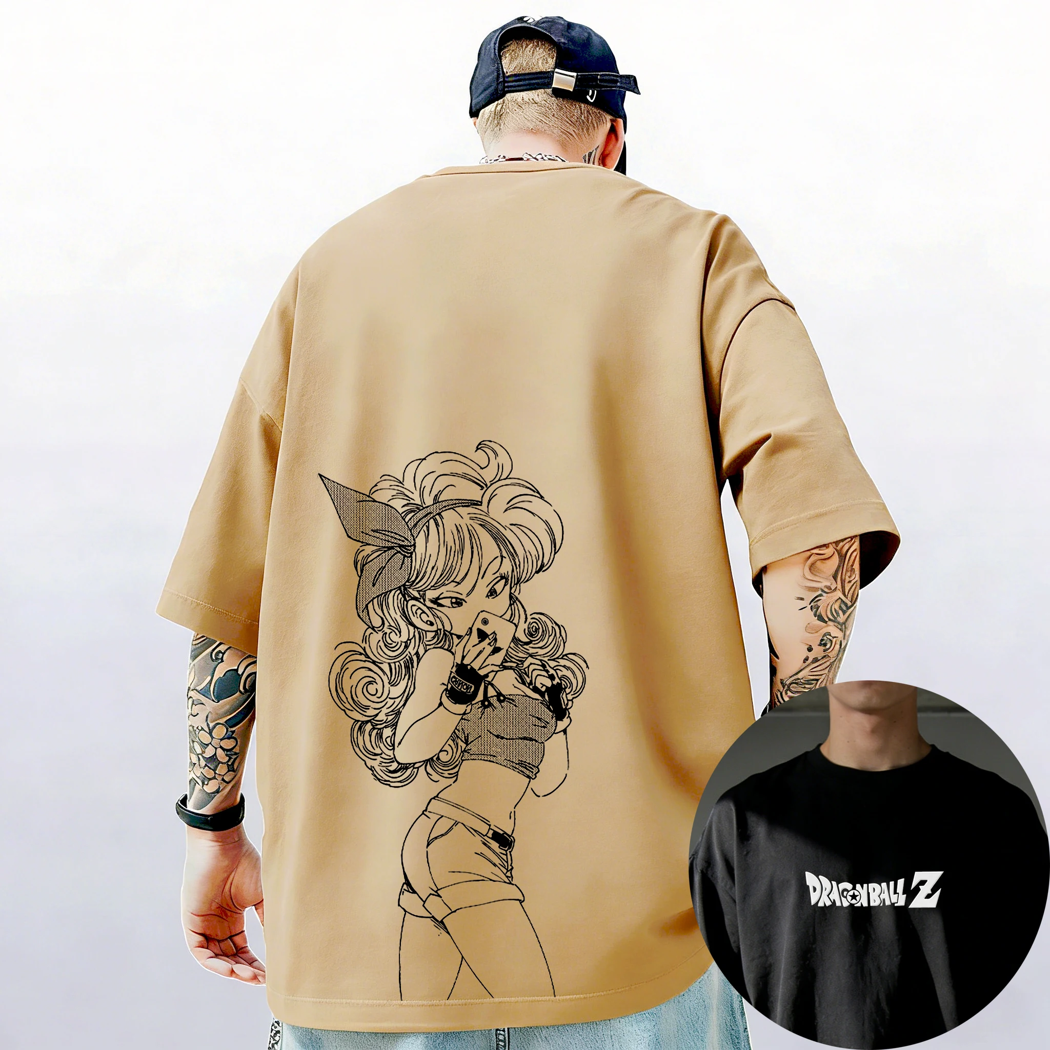 

Dragon Ball Z Men Women Son Goku Vegeta Bulma Print T-shirt Cotton Kid Clothes Funny Short Sleeve Harajuku New Arrival T-Shirts