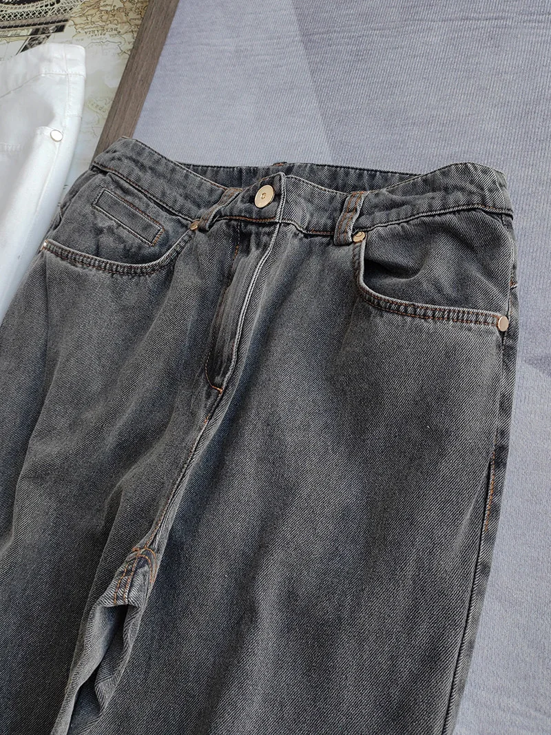 Casual high quality cotton denim classic jeans