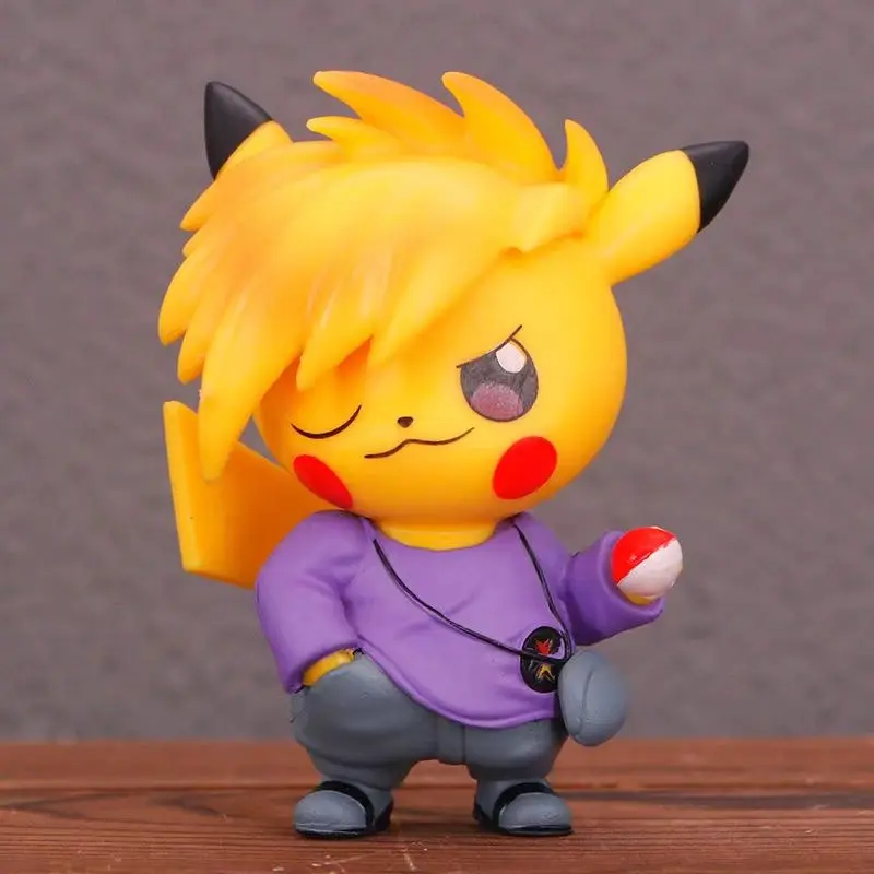 COS Series Naruto Six Paths Sage Figurine and Pokémon Blind Box Model Gift, Two-in-One Super Cool view 2