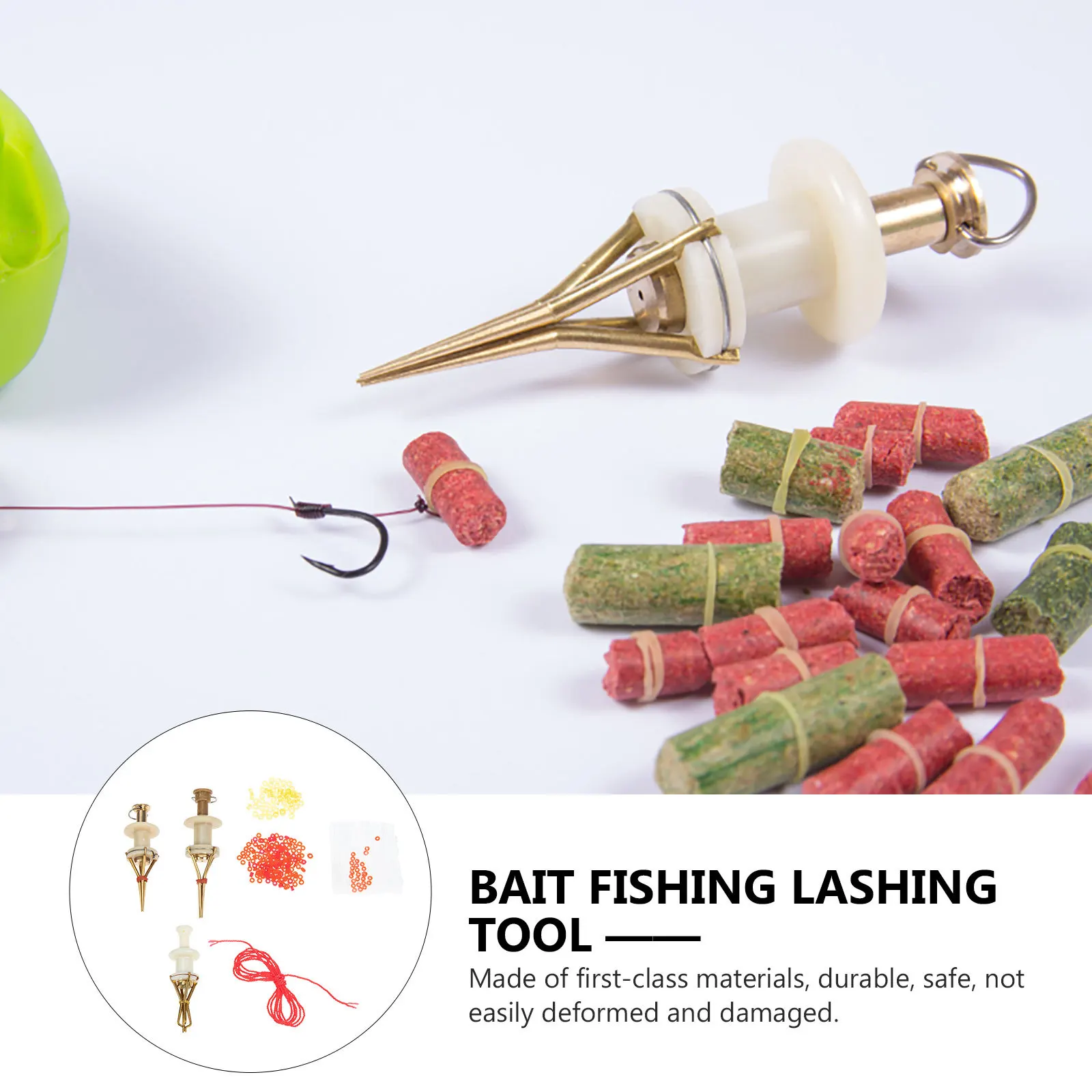 

3Pcs Wear-Resistant Bloodworm Lashing Tools Professional Fishing Accessories Convenient Red Clips Clip