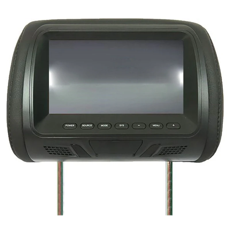 

New 7 Inch 800X480 Pixels Car Headrest Monitor LED Digital Screen MP4 MP5 Player USB TF Rear Seat Entertainment