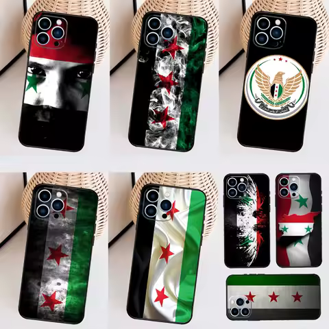 Flag of Syria Case For Samsung Galaxy S25 S24 S20 S21 S22 S23 Ultra S9 S10 Plus S23 FE Back Cover Shell