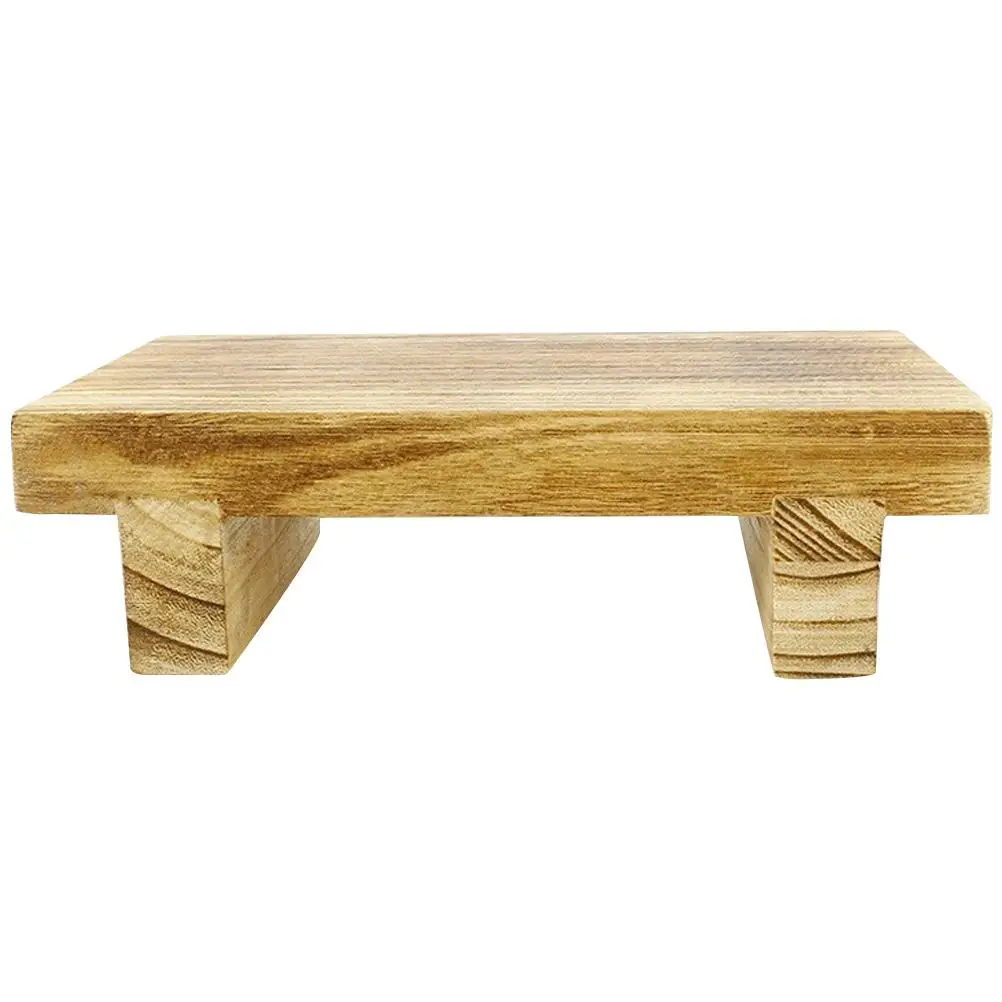 

Bedside Step Stool Steps Foot for Bedroom Stepping Kids Wooden Bathroom Office Desk Footrest Small Elder