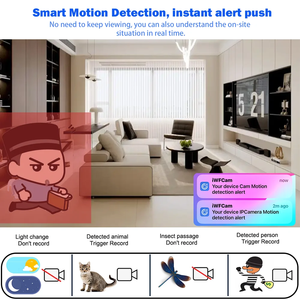 Mini Wireless WiFi Camera Super Small Home security Camera Remote Monitor Pet camera Nanny camera, Motion detection