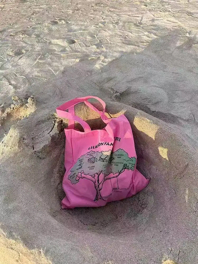 

Женские сумки из парусины 2026, новая мода, простые офисные женские сумки с принтом дерева, сумки на плечо