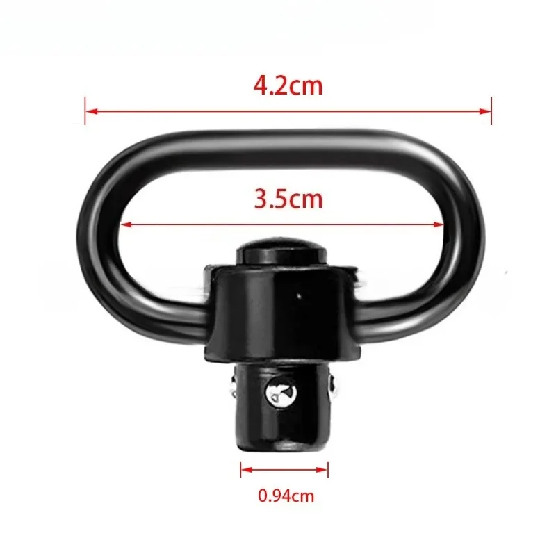 1.25in QD Sling Swivel Mount 360 Degree Rotatable Two Point Sling Adapter