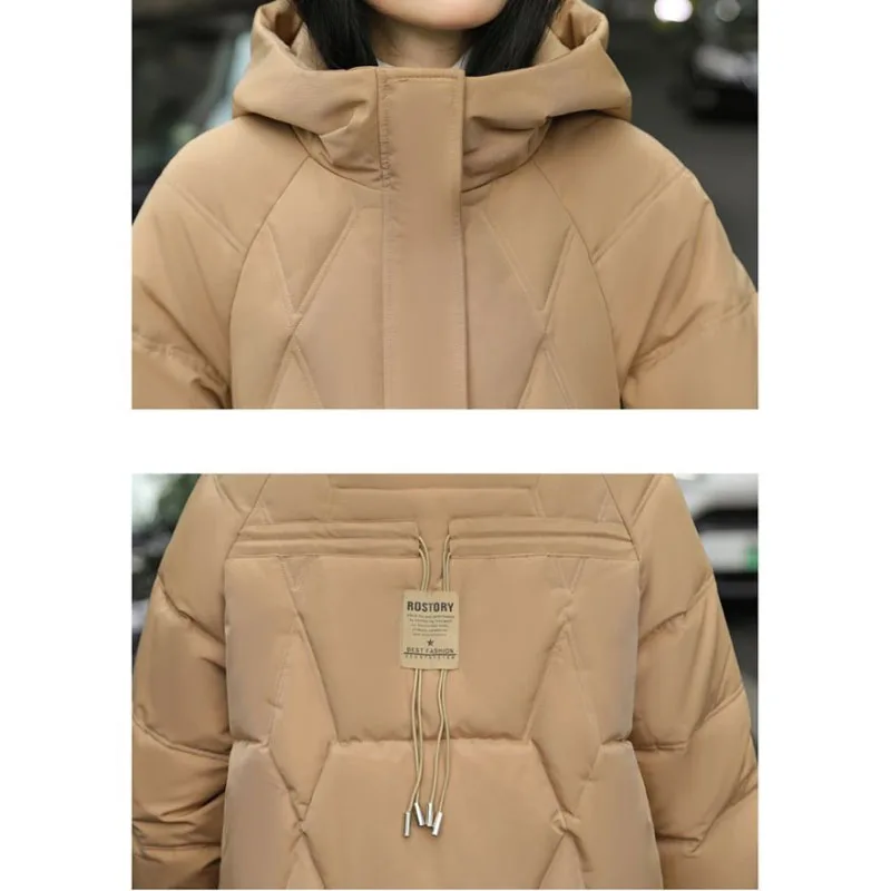 2024 New Winter Cotton-Padded Jacket Women's Short Outwear Korean Loose Hooded Cotton Jacket Fashion Thicke Warm Parker Coat