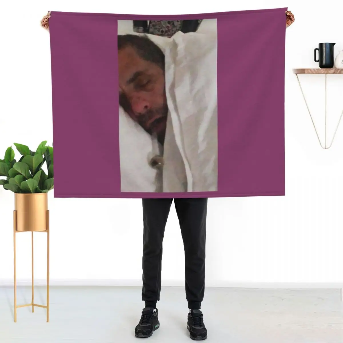 

Hunter Biden Crack Pipe Throw Blanket Plush Fuzzy Cozy Blanket for Couch Sofa