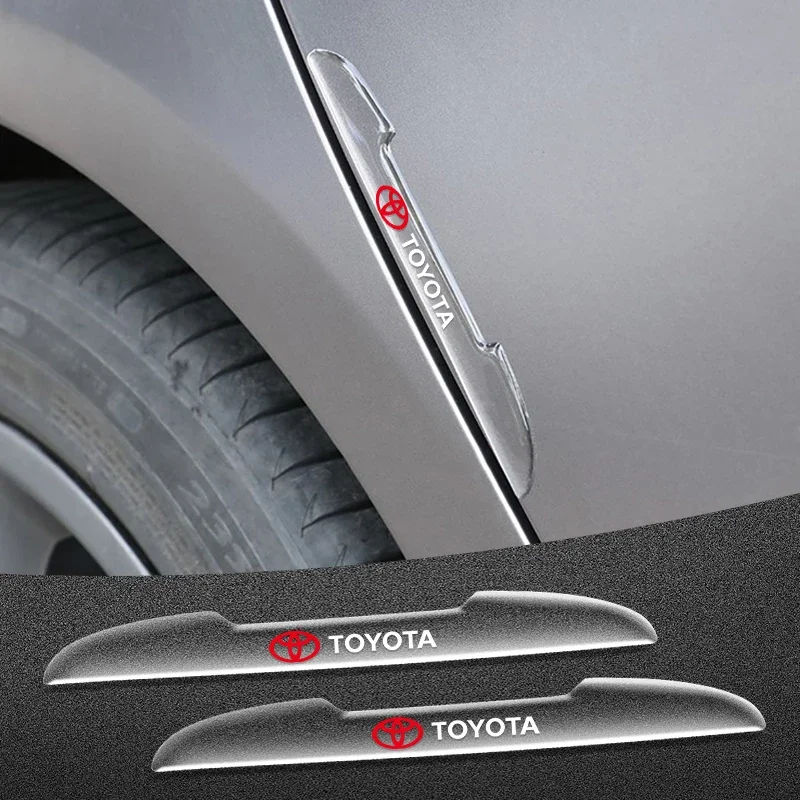 4PCS Car Door Edge Guards Anti-Scratch Protector For Toyota Corolla Yaris Chr Auris RAV4 Land Cruiser Camry Highlander Prado