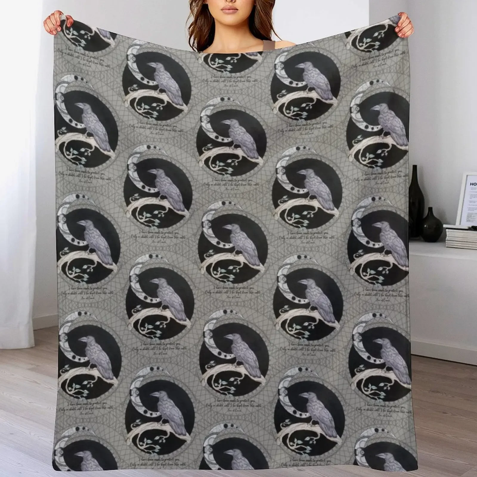Six of Crows Quote Throw Blanket Soft Warm Blanket Gift for Men Women Adults