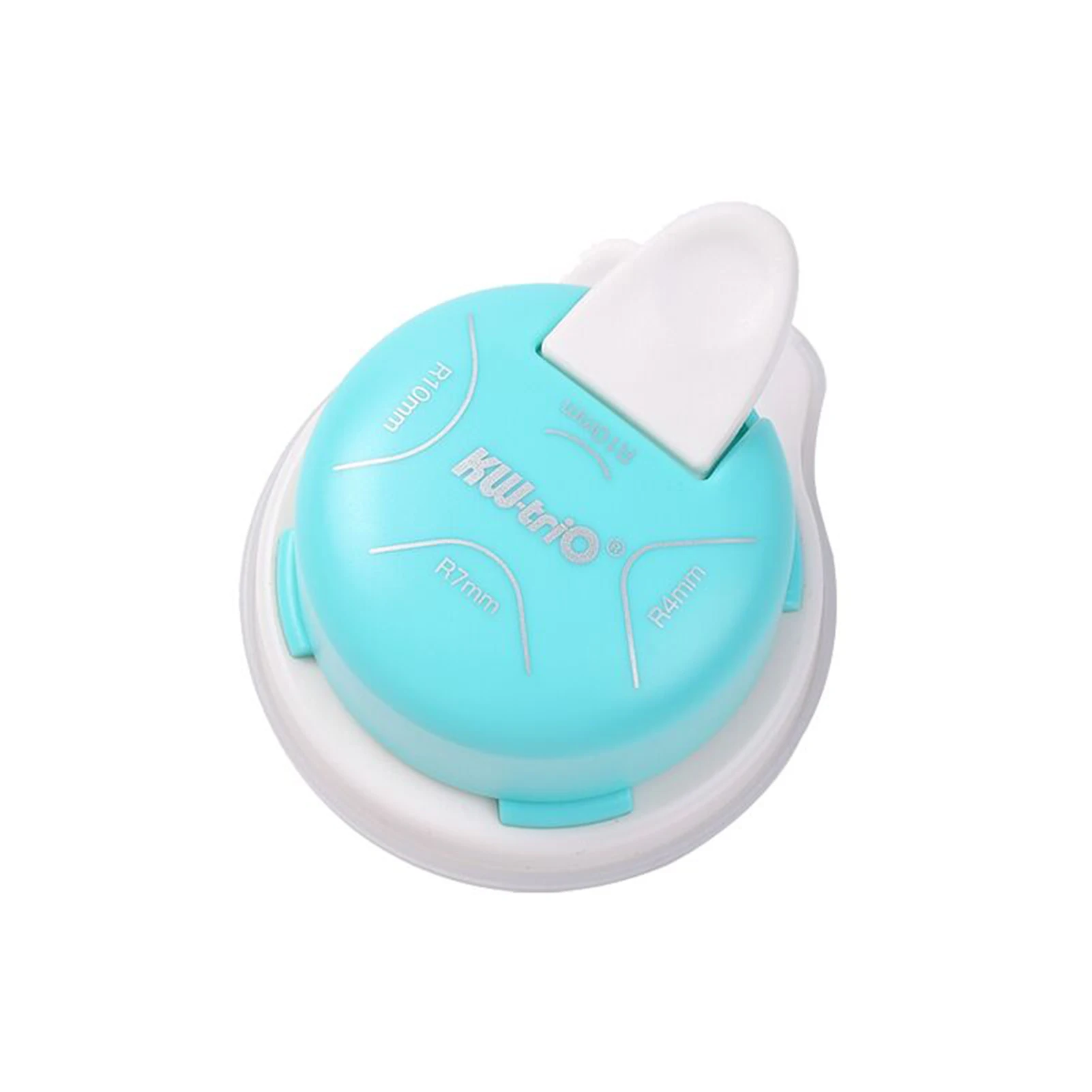 KW-TRIO Corner Rounder Punch 4 in1 R4/R7/R10mm+Inside Rounded Corner Paper Corner Trimmer Cutter for Card Craft Scrapbook Making