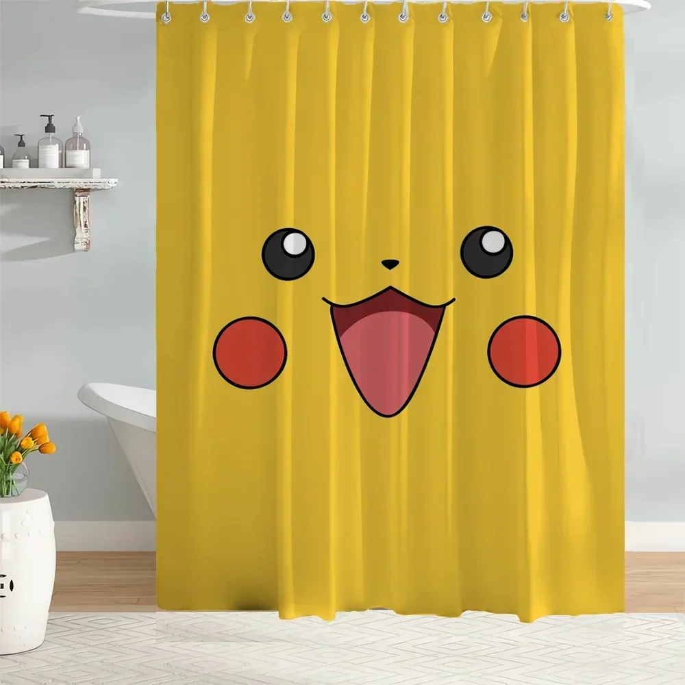 Curtains for Bathroom Shower Curtain Home Tentacles Pokemon Washable Waterproof Fabric Shower Curtain Bathroom Accessories Set