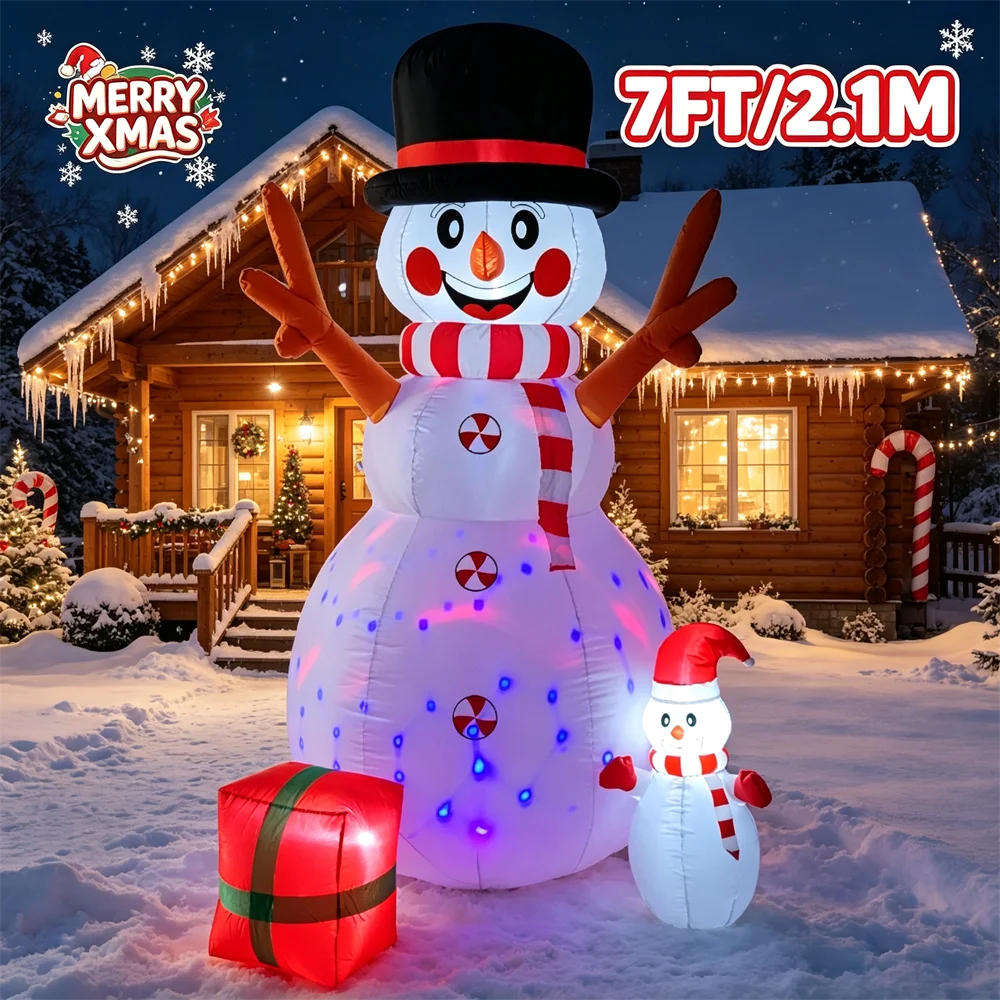 7ft-christmas-inflatable-toy-snowman-family-outdoor-decorations-blow-up-snowman-with-gift-box-built-in-leds-holiday-yard-decor