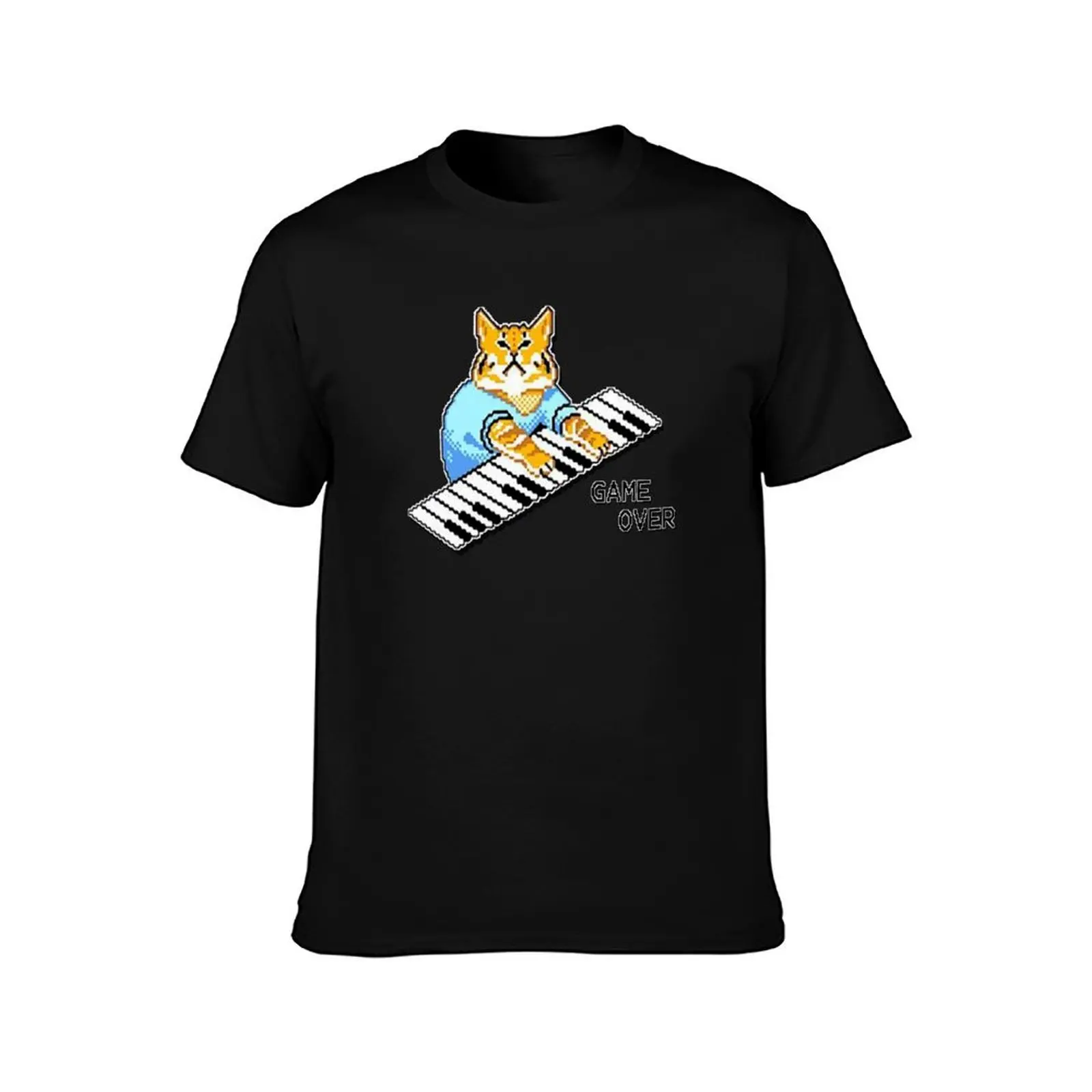 IT Crowd roy's tshirt piano cat design available on a wide range of clothing, stationery and giftware. T-Shirt