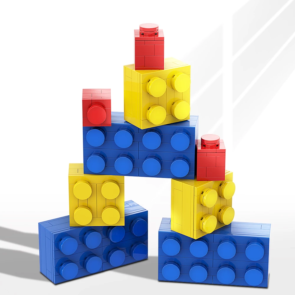 

Gobricks Wall Accessories Particles Big Bricks Building Block set MOC-44528 Brick Particle Model Education Brick Toys Kids Gift