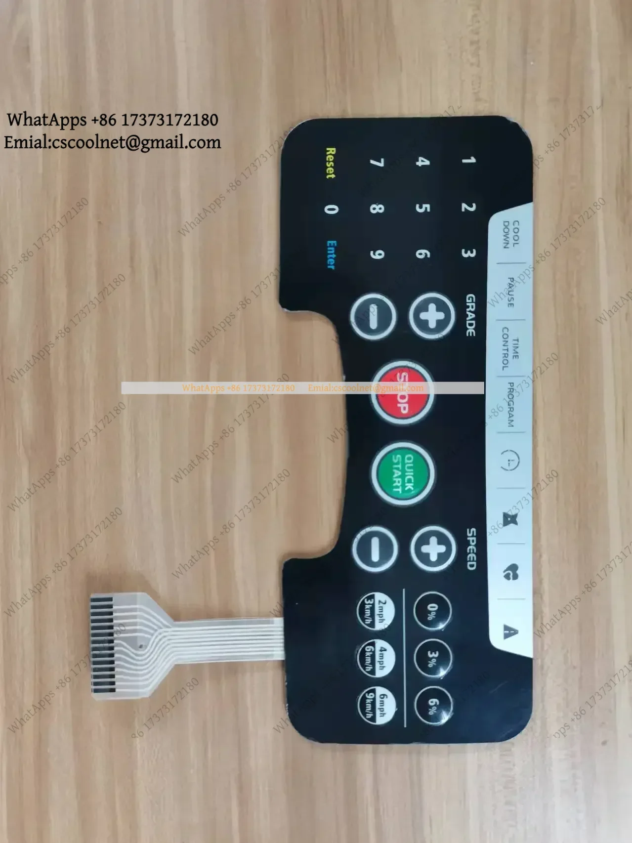YX2 S23T Membrane Keypad Switch — Industrial Control Panel Keyboard Overlay for CNC Machine