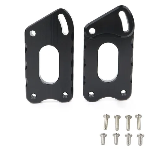 Imagen 2 del producto Para KAWASAKI KLR650 2022 2023 2024 2025 KLR 650 adaptador elevador de parabrisas de motocicleta soporte de montaje de parabrisas ajustable