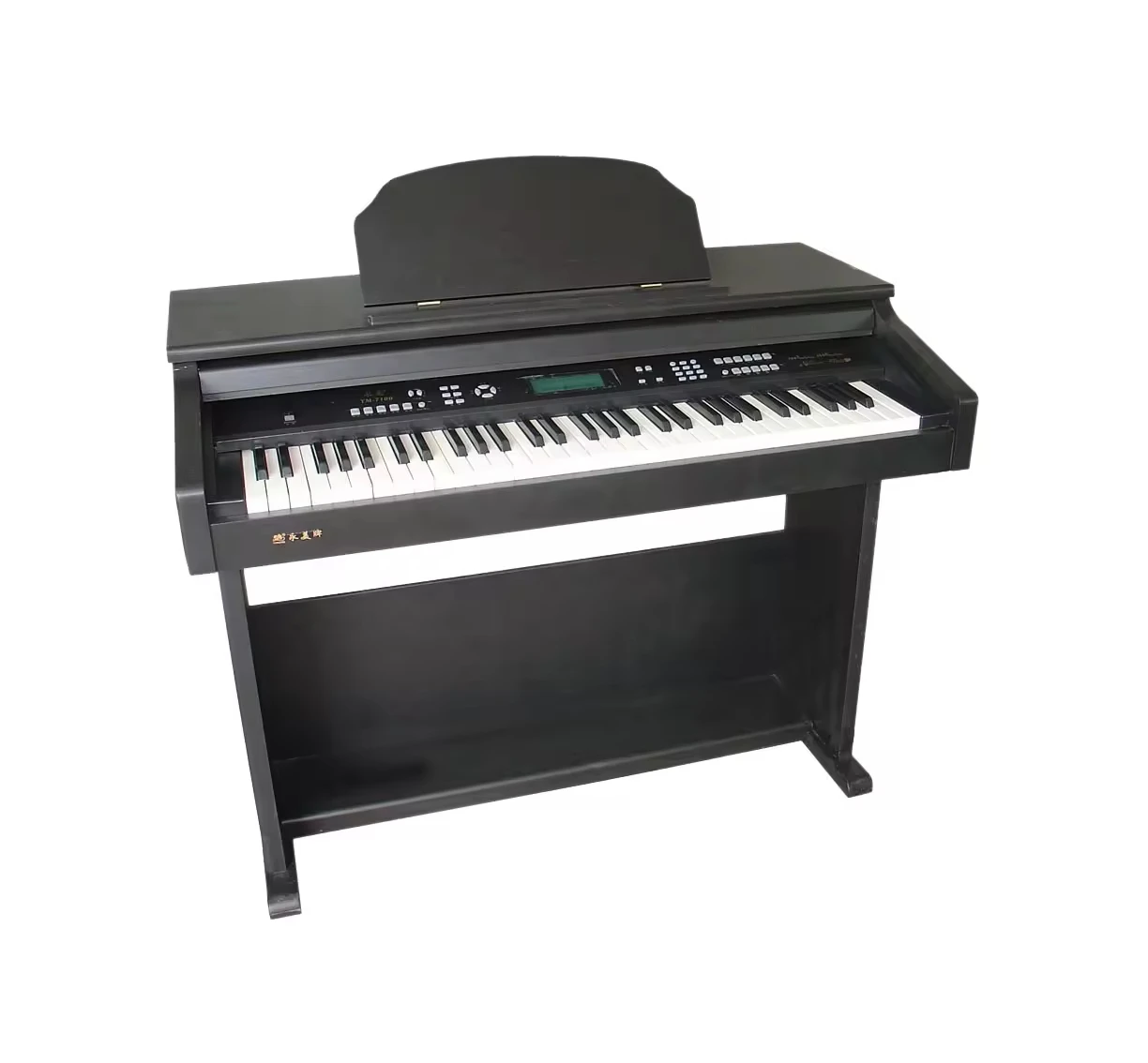 Portable 61-Keys Digital Piano Keyboard Electronic Organ in Plastic Material Connectable with for Bluetooth