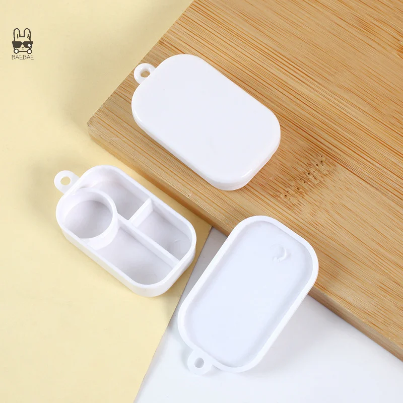 3Pcs 소형 인형 집 도시락 상자 인형 집 주방 음식 장식 액세서리 인형 집 장면 장난감