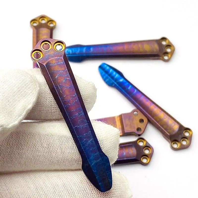1 Set Knife Titanium Alloy Pocket Clip Back Clamp for  Bugout 535 Osborne 940 Griptillian 551 556 Emerson CQC ProTech