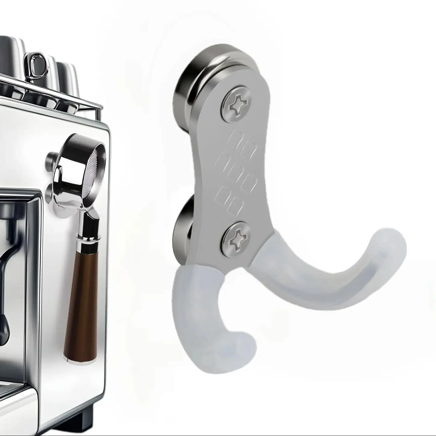 Suporte de parede para porta-filtro, para parede de metal, organizador de acessórios para café expresso, ferramentas para máquina de café Breville Ninja Luxe Cafe