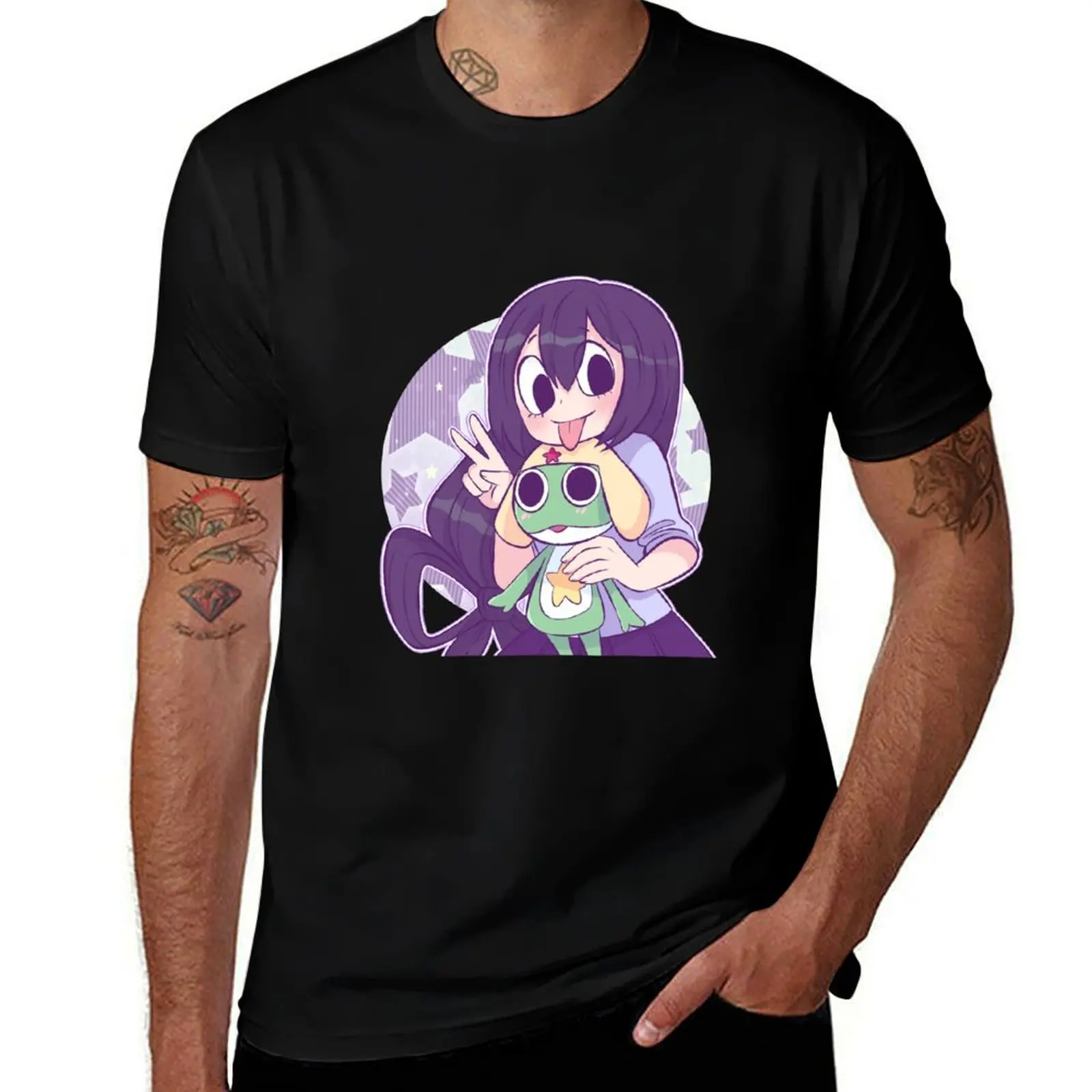 

Cute Froppy T-Shirt man t shirt graphic black cotton t-shirt plain for man package T-Shirt