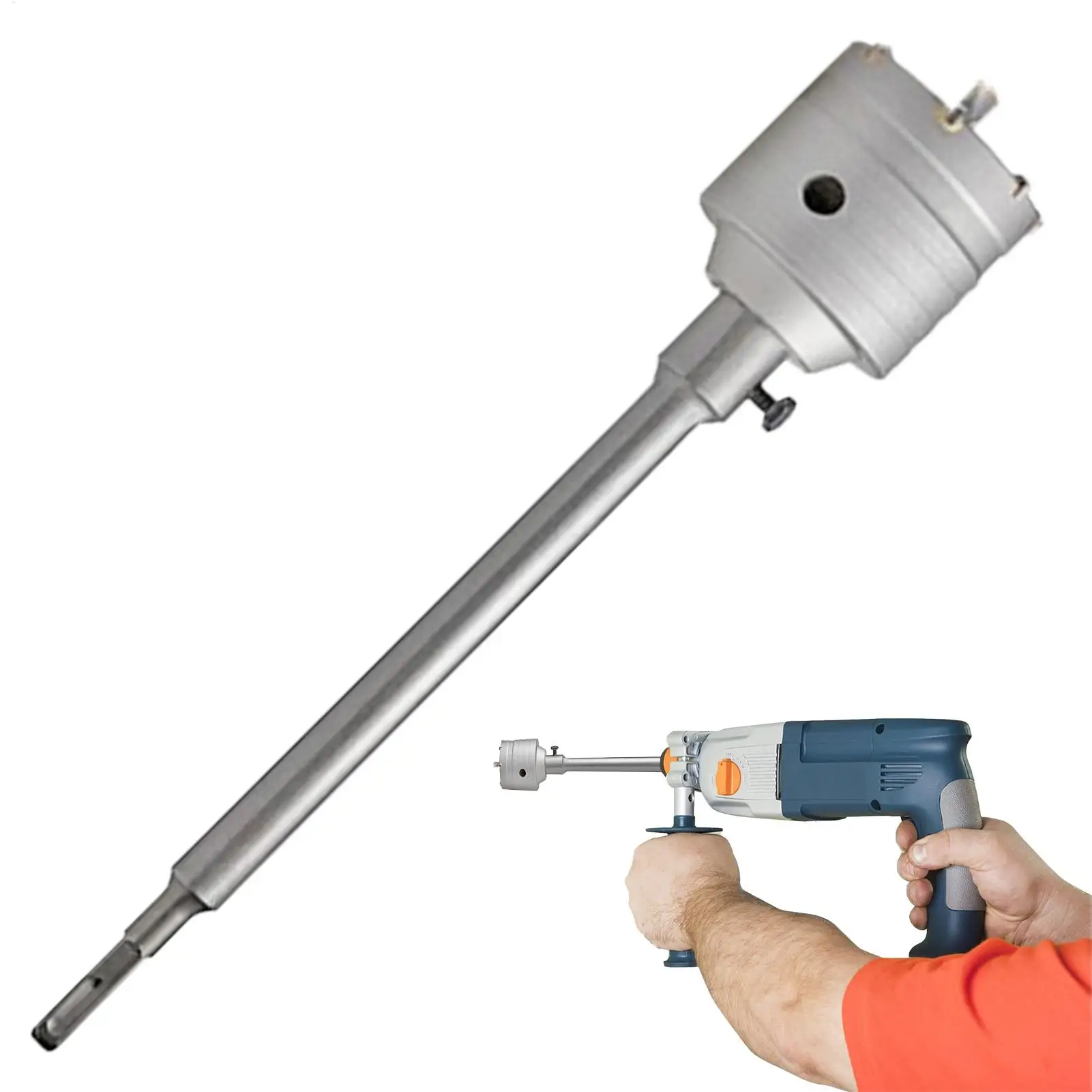 

Набор сверл для бетона, сверла для плитки, профессиональные аксессуары для сверлильных инструментов, в комплект входят удлинители для кирпича, стекла, керамики