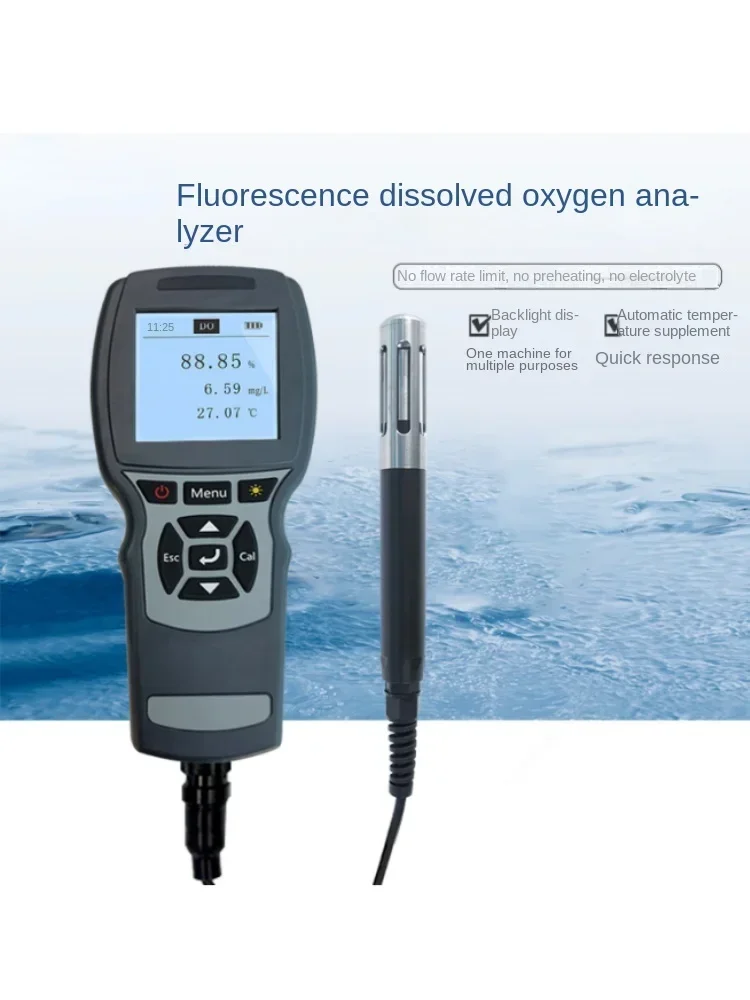 Fluorescence dissolved oxygen analyzer, portable dissolved oxygen meter, water quality detector, measurement dissolved analyzer